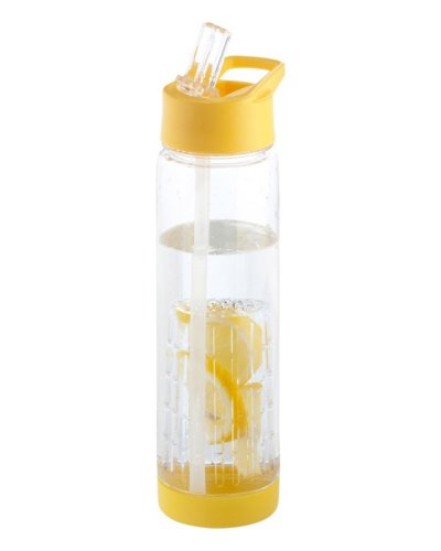 Borraccia con infusore Tutti Frutti 740ml Trasparente / Giallo