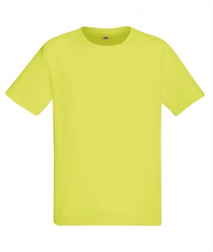 T-shirt Performance Bright Yellow