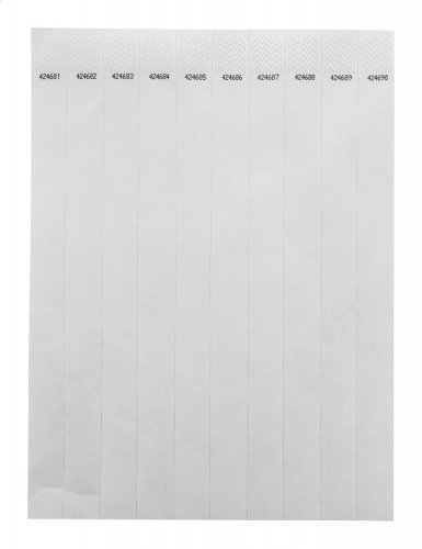 Tyvek-Armbänder (10 Stk.) Handgelenkvek