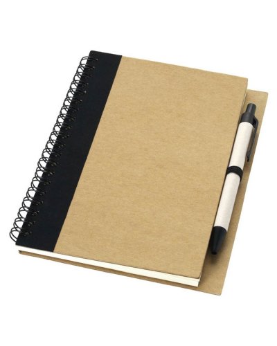Notebook in carta riciclata con penna Priestly