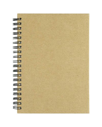 Notebook a spirale in carta riciclata Mendel