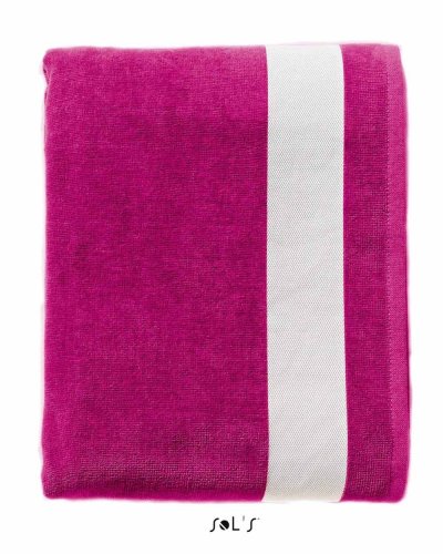 Telo Mare in Ciniglia di cotone Fucsia