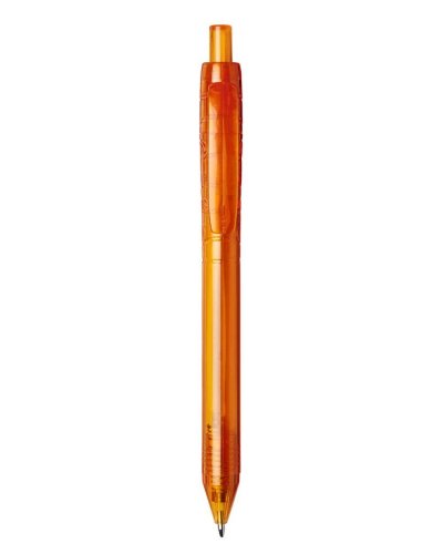 Penna a sfera in PET riciclato Vancouver Arancio Trasparente