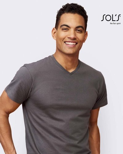 T-shirt uomo scollo a V Victory