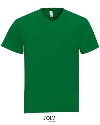 T-shirt uomo scollo a V Victory Verde Prato