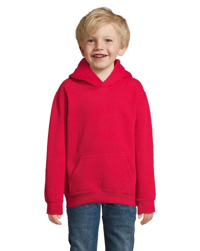 Felpa bambino con cappuccio Slam Kids Rosso