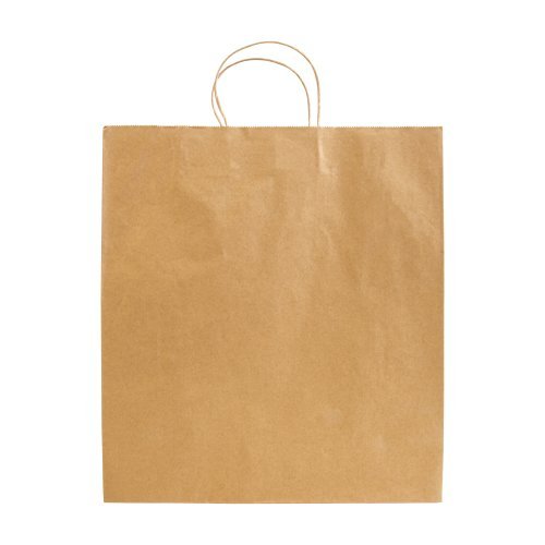 Shopper in carta riciclata 100 gr/m2 con soffietto
