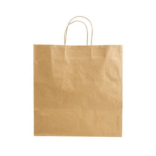 Shopper in carta riciclata 100 gr/m2 con soffietto