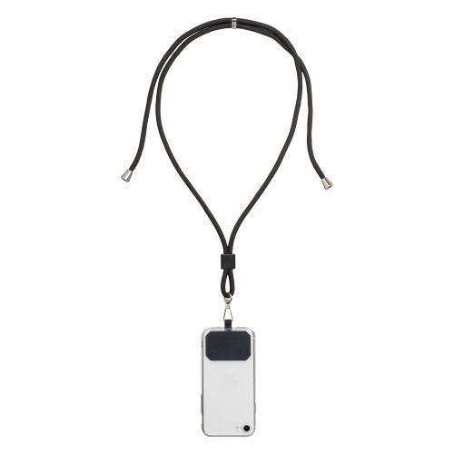 Cordino porta cellulare in poliestere con tag per personalizzazione