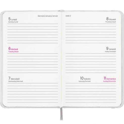 Agenda tascabile settimanale 2026