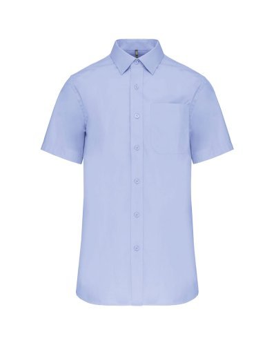 Camicia uomo in popeline manica corta