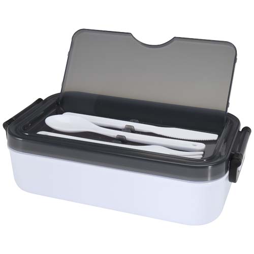 Portavivande con set di posate snappy