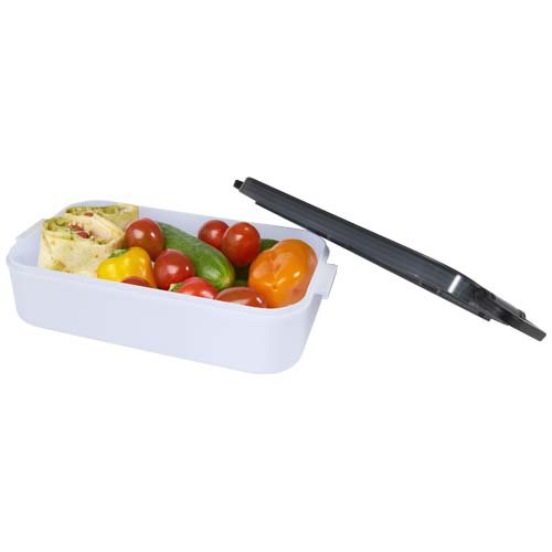 Portavivande con set di posate snappy