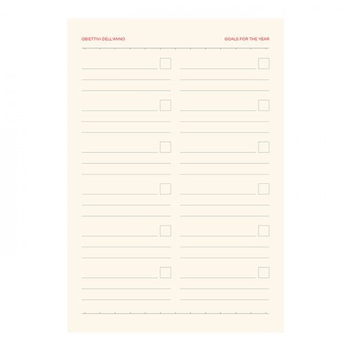 Agenda Portafoglio con Chiusura tricolore con magnete
