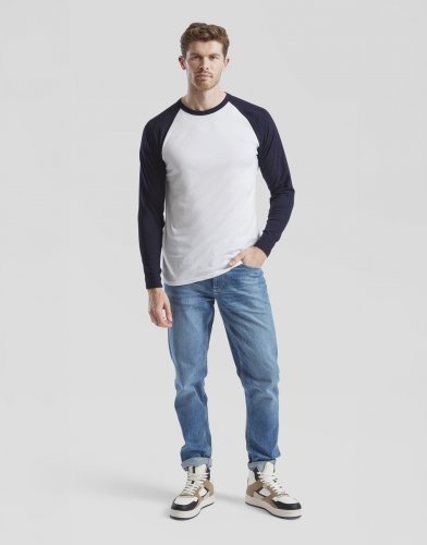 T-shirt Baseball maniche lunghe