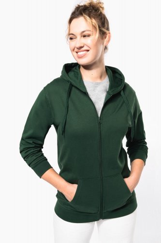 Felpa con cappuccio full zip