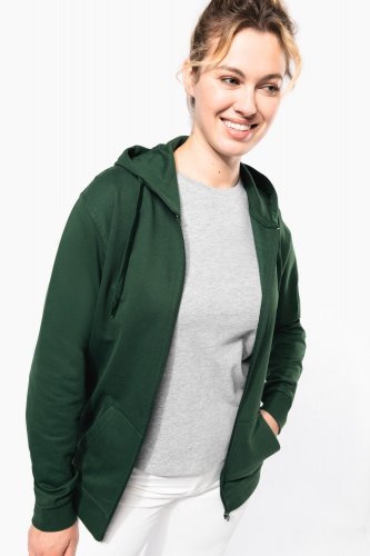 Felpa con cappuccio full zip