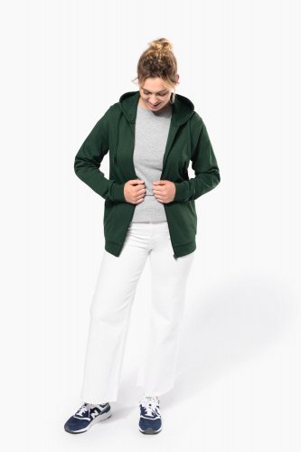 Felpa con cappuccio full zip