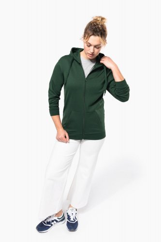 Felpa con cappuccio full zip