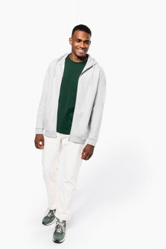 Felpa con cappuccio full zip