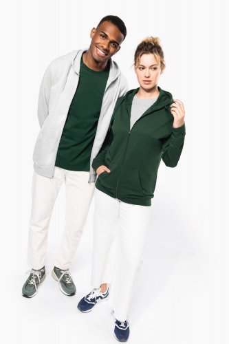 Felpa con cappuccio full zip