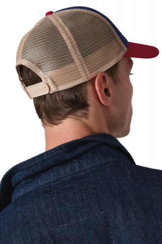Cappellino trucker 5 pannelli in cotone canvas - k-up gold label