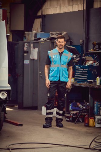 Gilet multifunzione alta visibilità