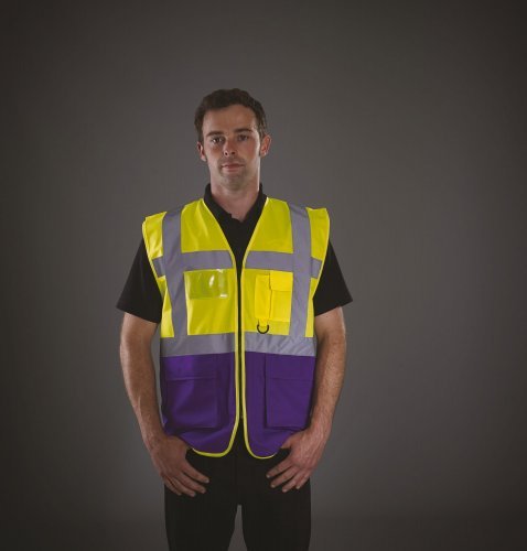 Gilet multifunzione alta visibilità