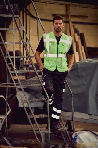 Gilet multifunzione alta visibilità