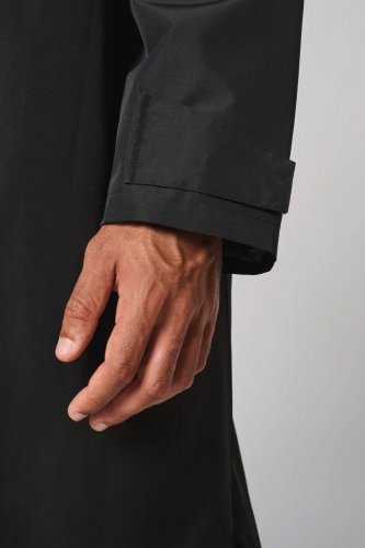 Parka lungo foderato in sherpa unisex