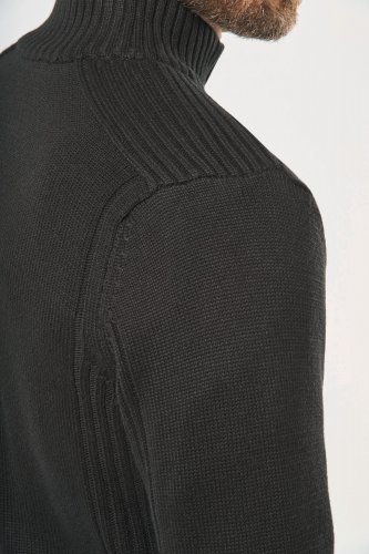 Cardigan foderato in pile uomo