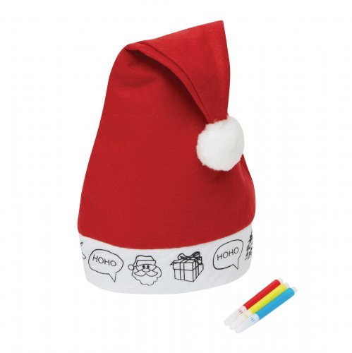 Cappello in feltro babbo natale Colourful hat