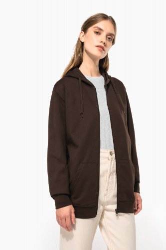 Felpa con cappuccio full zip