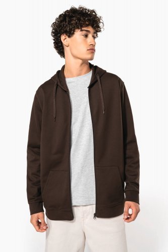 Felpa con cappuccio full zip