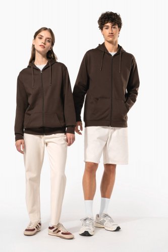 Felpa con cappuccio full zip