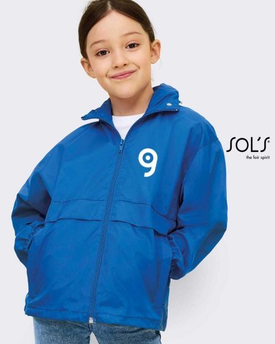 Giacca Bambino SURF KIDS Antivento Impermeabile Leggera