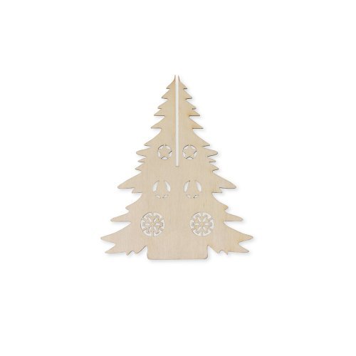 Albero di natale in legno da colorare Pinery