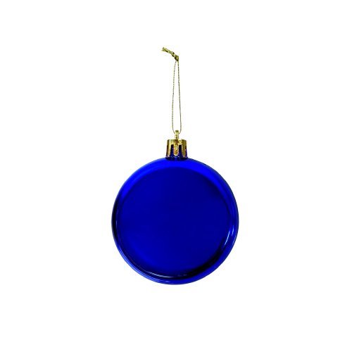 Bola de Navidad delgada con acabado brillante.