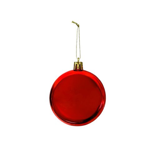 Bola de Navidad delgada con acabado brillante.