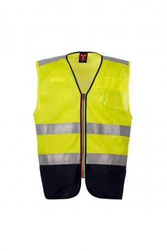 Gilet sfoderato in alta visibilità Ack mesh
