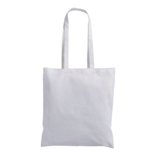 Borsa shopper a tinta unita in cotone riciclato da 220 g/m2
