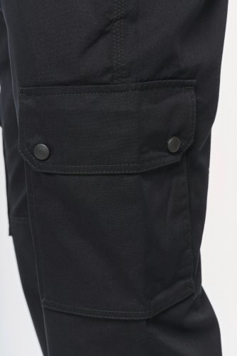 Pantaloni cargo unisex con fondo gamba elasticizzato