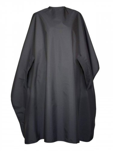 Salon hairdresser's cape with hand grips