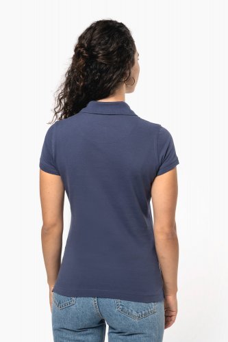 Polo piqué donna maniche corte