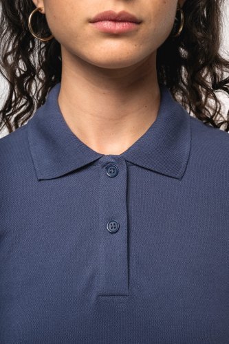 Polo piqué donna maniche corte