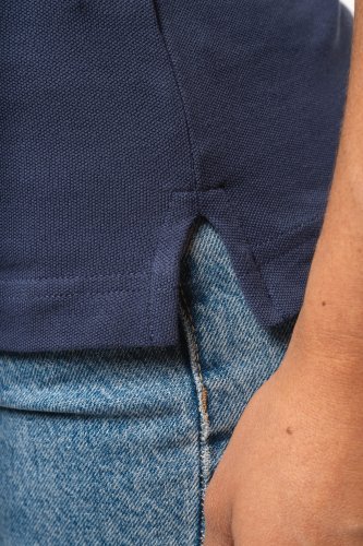 Polo piqué donna maniche corte