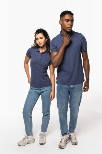 Polo piqué donna maniche corte