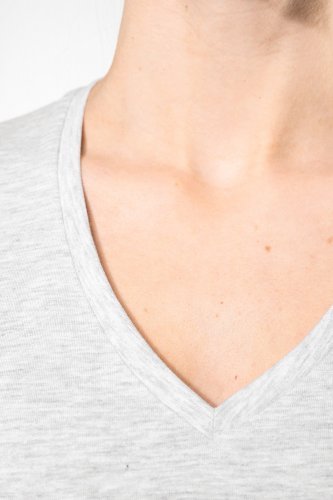 T-shirt donna manica corta scollo a v