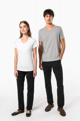 T-shirt maniche corte collo a v