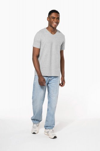 T-shirt maniche corte collo a v